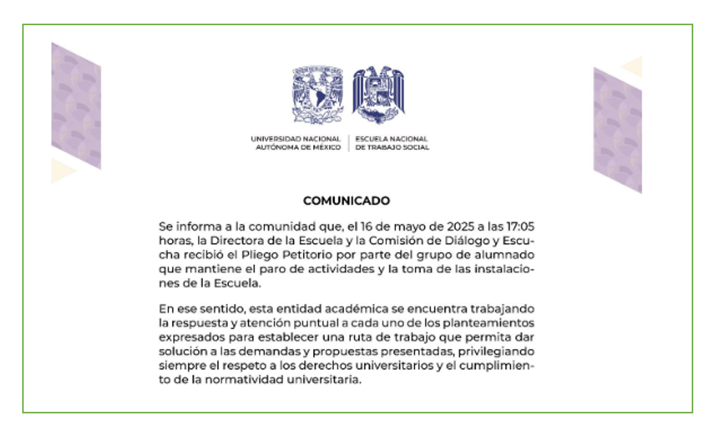 Comunidado 20-05-25